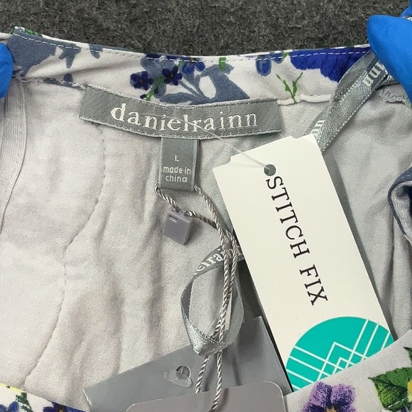 Daniel Rainn Floral Sleeveless Top, lace embellishment - Multicolor - Picture 3 of 4